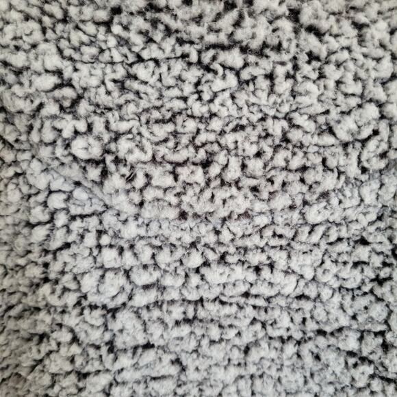 Thread and Supply Sherpa Fleece Quarter Zip Pullover Gray Womens Small - Picture 10 of 13